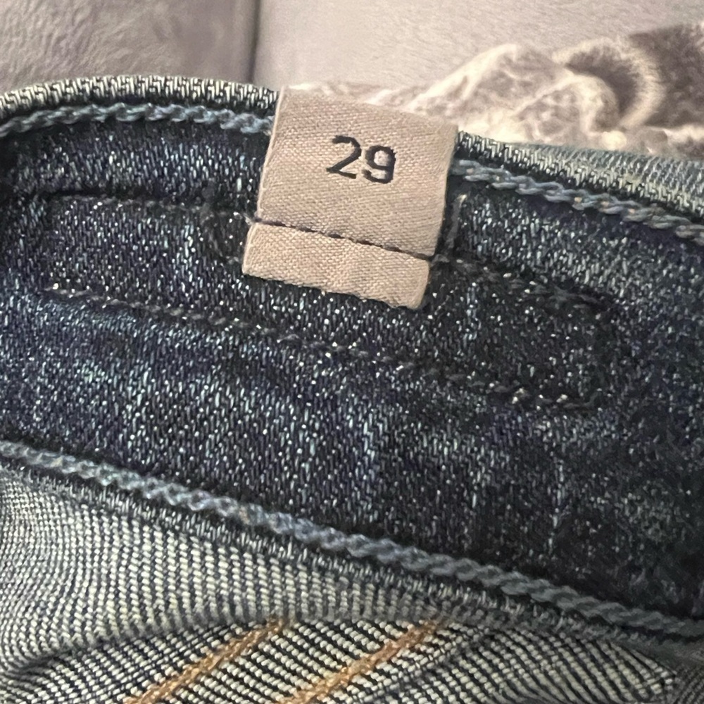 Citizens of Humanity Women's Rocket Crop High Rise Skinny Jeans Size 29 Dstrssd - Picture 7 of 7
